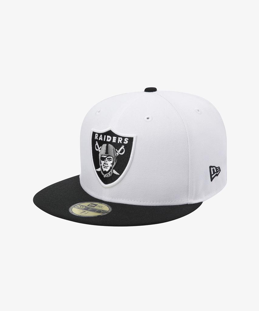 New Era Кепка NFL Las Vegas Raiders Базовая Приталенная All-Tic Белый/Черный 15131687