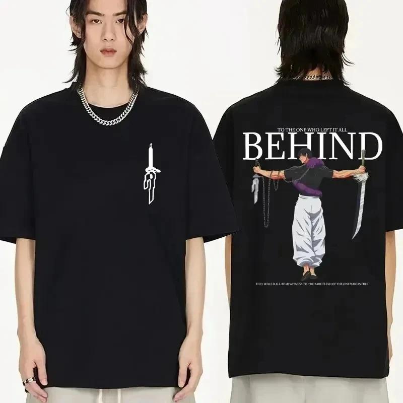 Новая Аниме Фушигуро Тодзи К Тому, Кто Оставил Все Позади Графическая Футболка Мужчины Женщины Харадзюку Футболка Y2k Топы