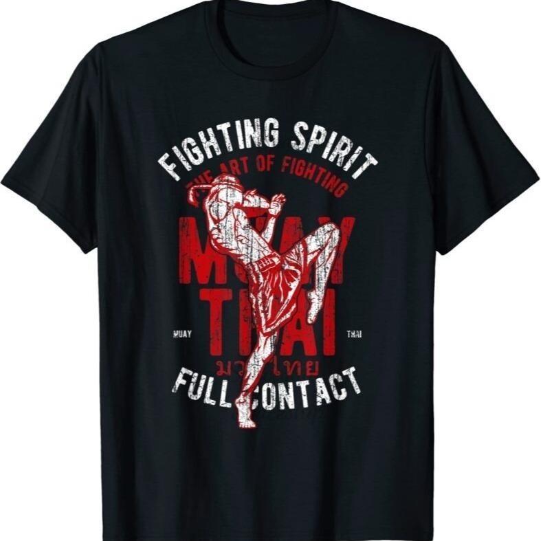 Футболка Tiger Muay Thai Kick Boxing 3D Print Vintage Quick Dry для мужчин и женщин унисекс с коротким рукавом, круглым вырезом, смешанные боевые искусства, хлопок