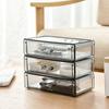 Transparent Organizer 1pcs Stackable Cosmetics Storage Drawers Office Sundries Organizer Box Jewelry Container Box
