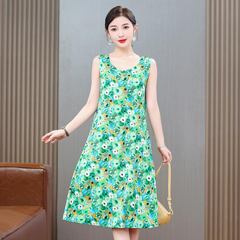 Элегантные платья без рукавов больших размеров для женщин, винтажное длинное летнее платье