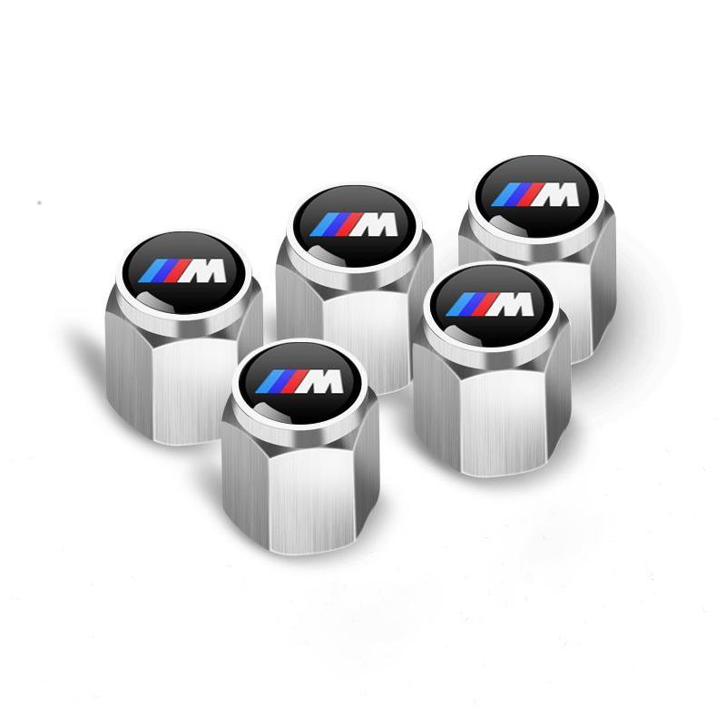 vbjly8 Car Wheel Tire Valve Caps Tyre Stem Covers Dustproof Protector E46 E36 E34 F10 E90 F30 E60 F30 E53 E30 E92 E87 Sticker HH1