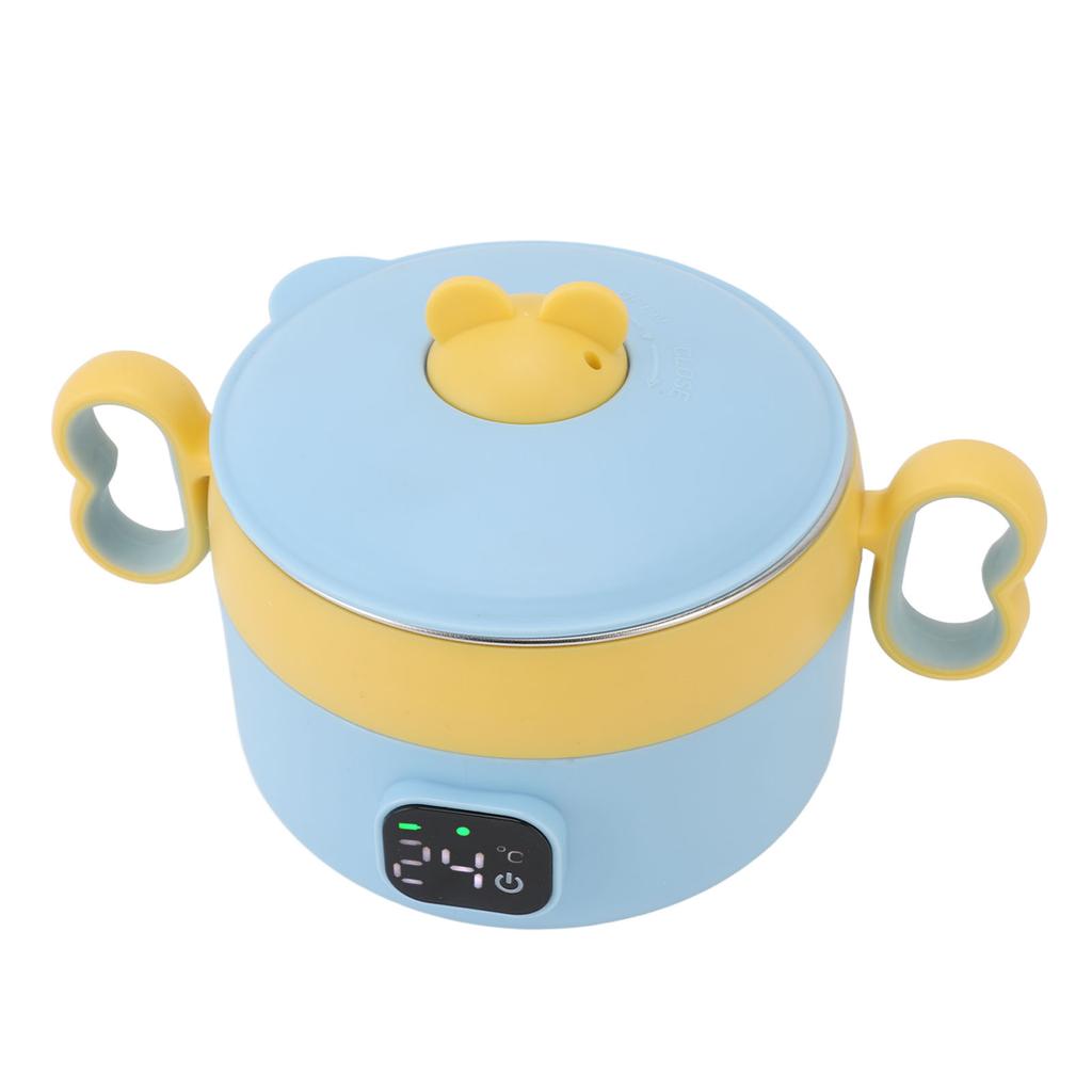 Insulated Food Warmer Bowl Stainless Steel Automatic Constant Temperature USB Rechargeable Electric Heating Lunch Box