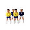 Jeu de baby-foot en plastique - DV SPORT - Pieds séparés - 16 mm - Brésil France - 22 unités
