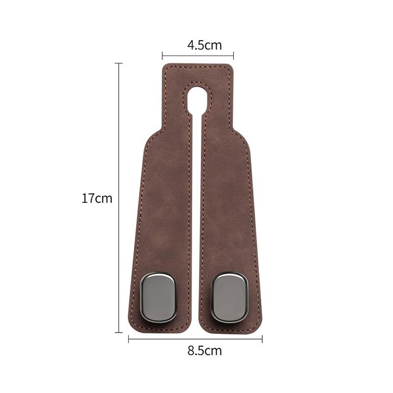 Car Seat Headrest Double Hook Phone Holder Multifunctional Universal Vehicle Seatback Organizer Hanger Car Storage Hooks