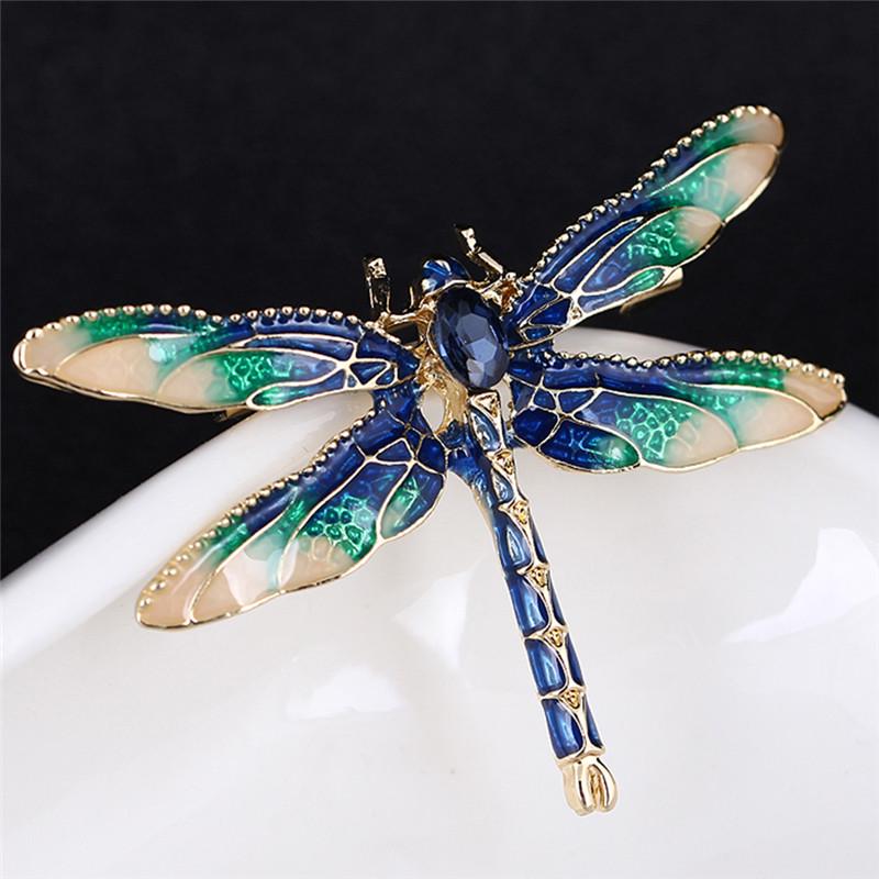 Charm Dragonfly Animal Brooch Pin Ladies Gift Jewelry