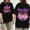 KPop Demon Hunters Saja Boys T-shirt Harajuku O-neck Casual Shirt Gift