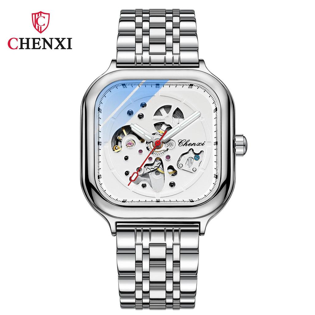 Chenxi Automatic Mens Watches Top Brand Business Clock Mechanical Stainless Steel Men Wrist Watch Waterproof