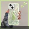 Подходит для Apple 15 Чехол для мобильного телефона Iphone14 Браслет с изображением воздушного шара и медведя 13pro Пряжа из перьев 12 Новая женская модель 11 High-end X