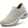 Women's Casual Shoes Large Size Fly-woven Socks One Pedal Lazy Shoes Breathable Simple Air Cushion Comfortable Work Shoes