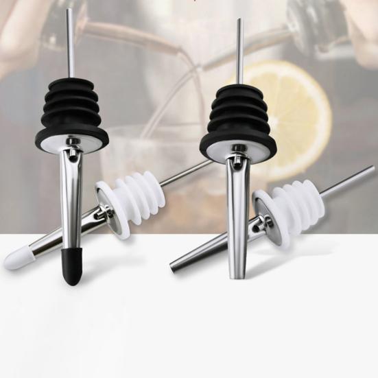 6 комплектов дозаторов для бутылок с маслом, вином и ликером из нержавеющей стали с пробкой