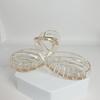 Korean-made Women's Round Hair Clip, Clear