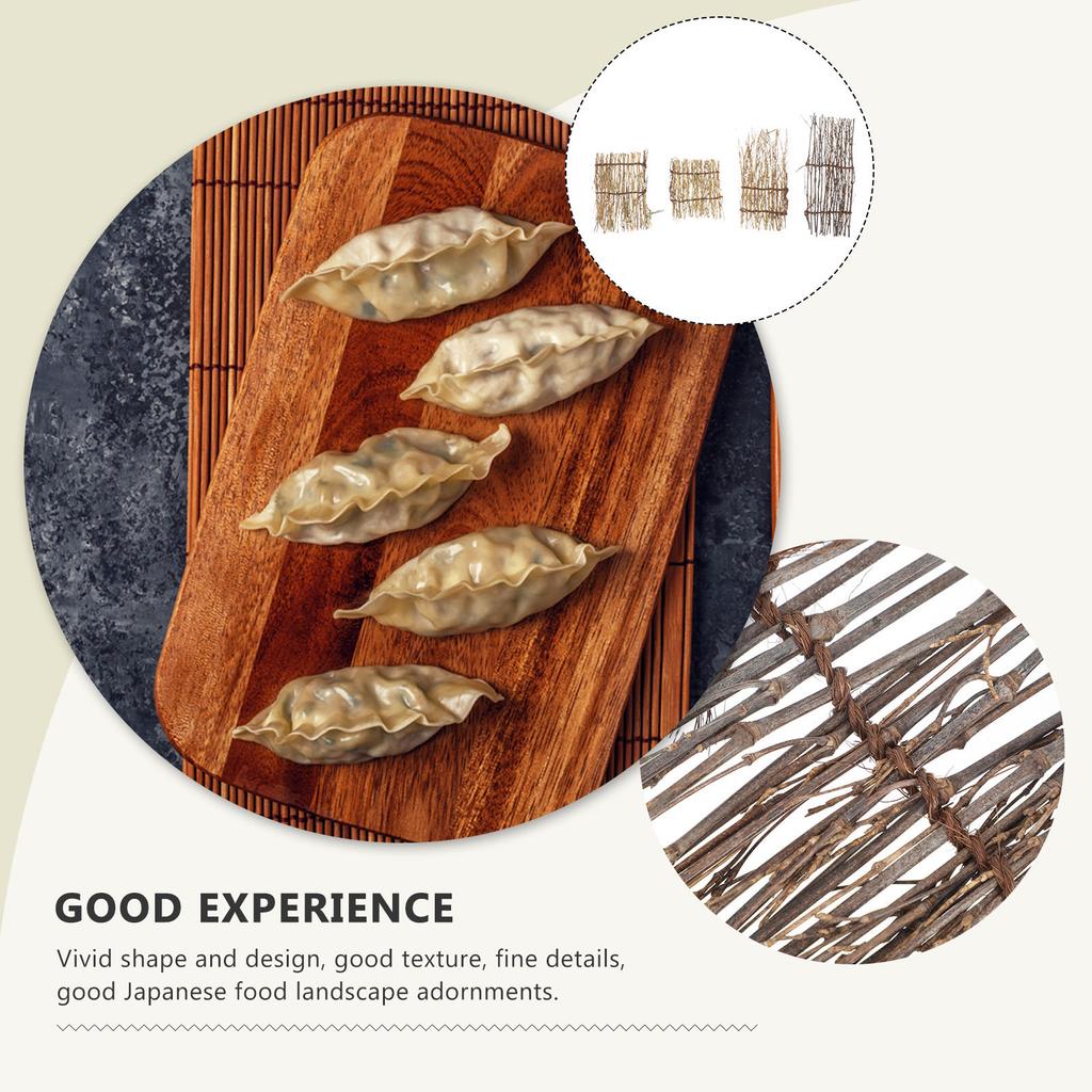 Бамбуковый забор, декор, коврики для суши, блюда, декоративные украшения для ресторанов, японская кухня, сервировка сашими