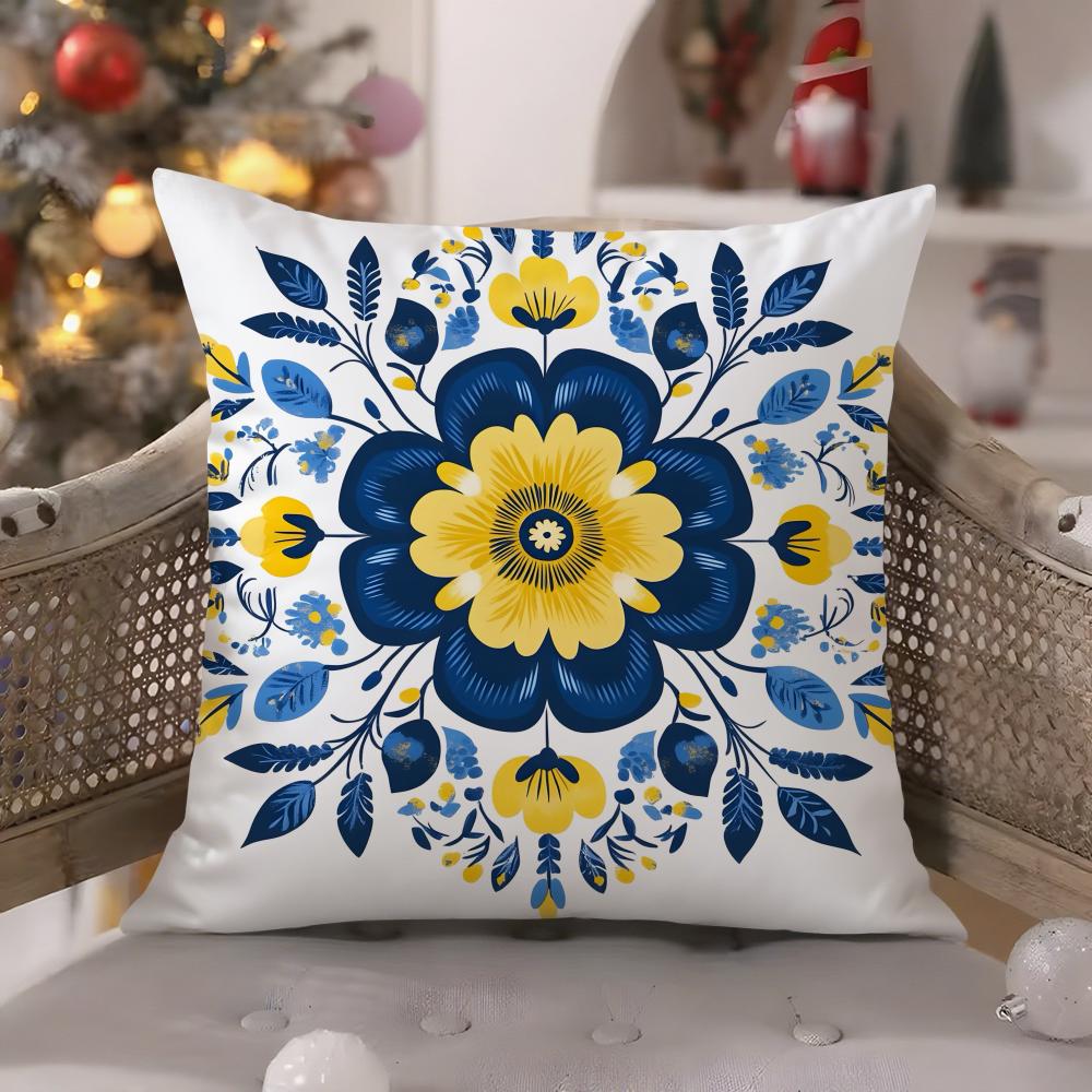 Natural floral colors animal prints Pillow Case Comfort Sofa Bed Silky elegant Invisible zipper Decorative cushion cover