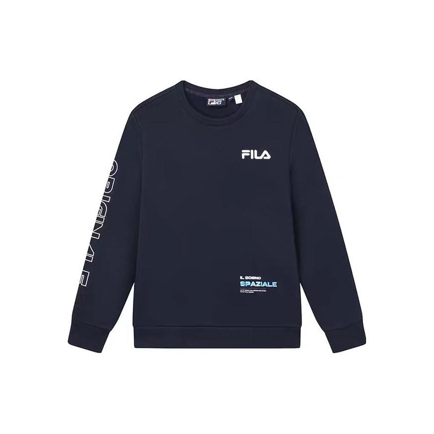 New FILA Sweatshirts Men's Legend Blue F51M349213ANV