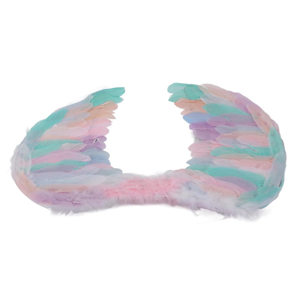 Красочные крылья ангела, легкие, изысканные, искусственные крылья ангела для вечеринки на Хэллоуин