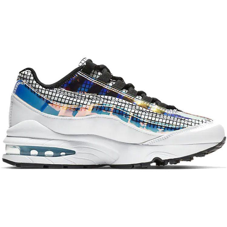 Nike Air Max 95 LV8 Белый Синяя Глазурь Черный GS BQ7218-100