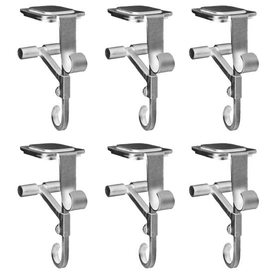 2-in-1 Fireplace Stocking And Garland Hanger Adjustable Heavy Duty Wreath Hanger No Drilling Mantel Stocking Holder for Christmas Decoration