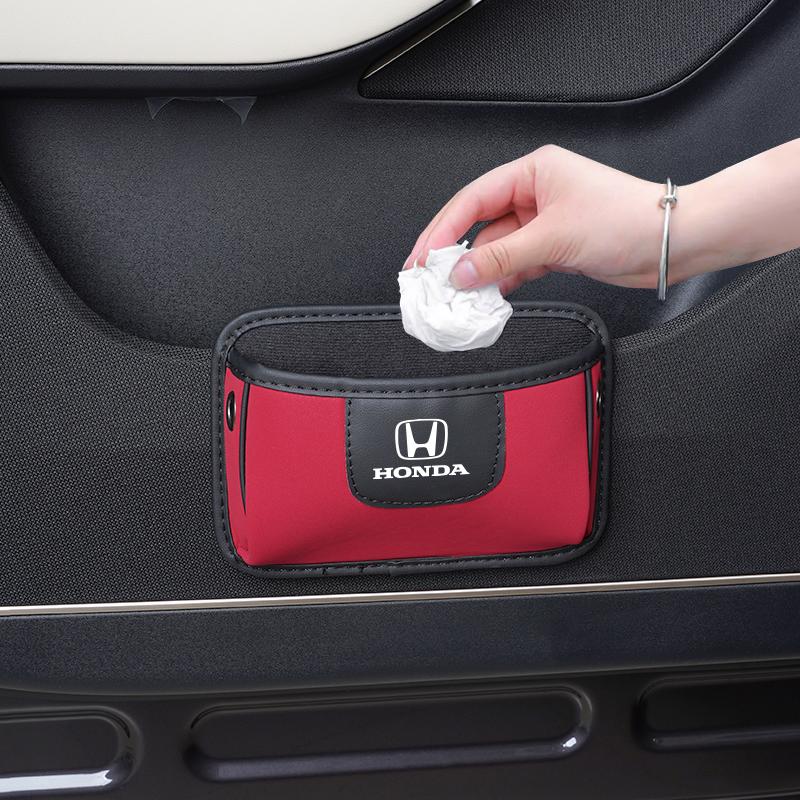 Car Door Storage Bag Interior Organizer Tidying Box Tools For Honda Civic Fit Jazz Accord Pilot CRV Odyssey Passport City HRV ajj256