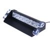 Red Blue 8 LED Strobe Light For Car 12V LED Emergency Signal Light Auto Truck Flashing Windshield Flash Lighting Cup Holders 5