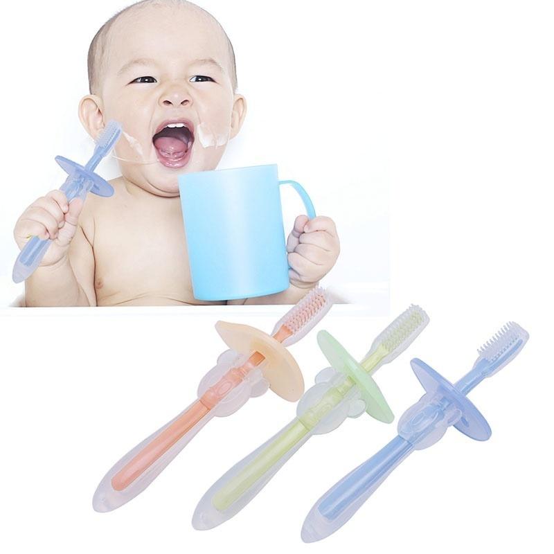 Baby Teether Training Teeth Soft Toothbrush Brush Safe Bendable