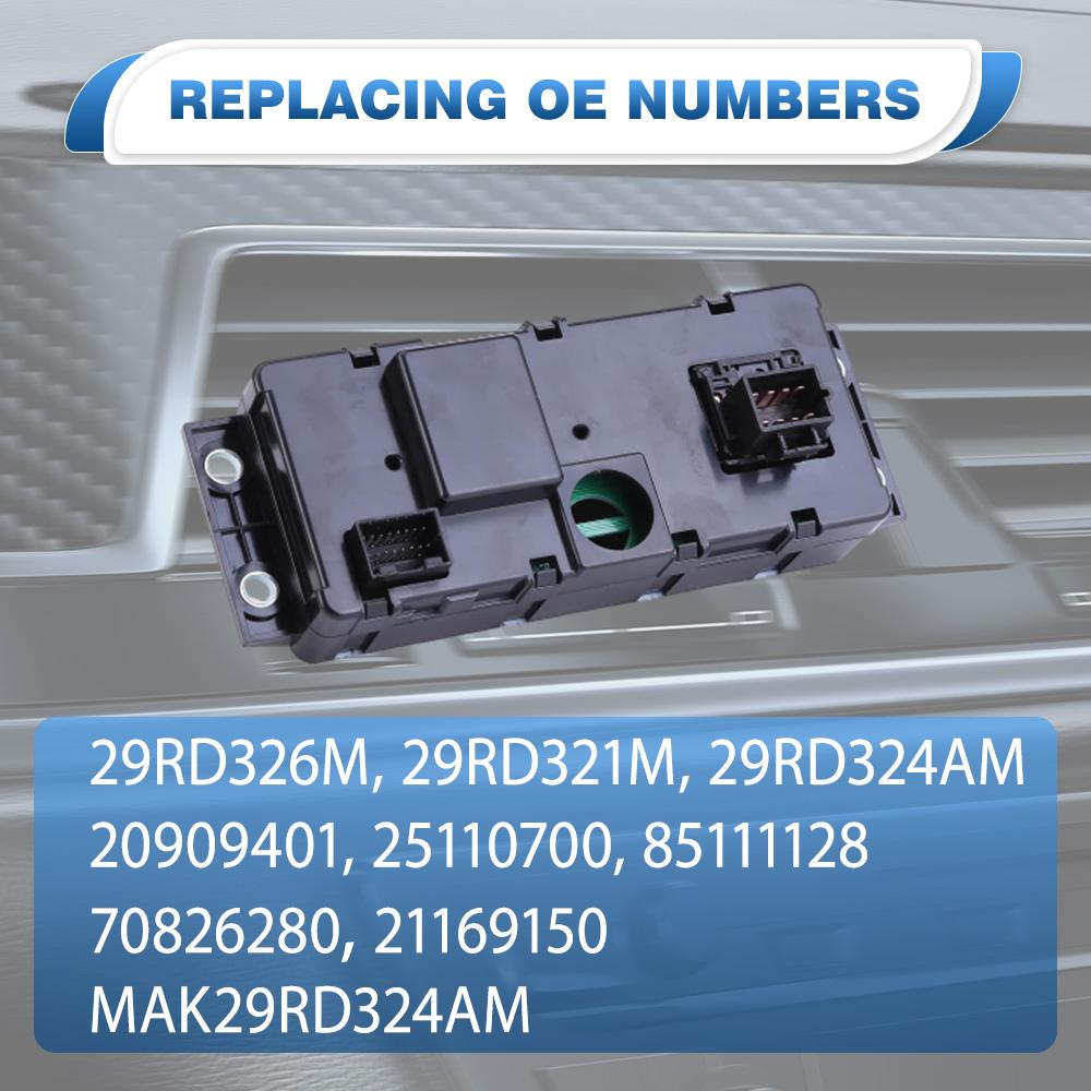 A/C Heater Climate Control Pannel Air Condition Module for Mack CHU612 CHU613 2008-2018 25110700 70826280 8+16pins