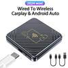 WirelessCarplaybox Android Auto 2-в-1 Bluetooth 5.0 Активное подключение Адаптивный экран Интеллектуальный беспроводной адаптер Android Auto