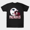 Мужская черная футболка с принтом New England Patriots Football Винтажный логотип шлема Печать на трансферной бумаге без вырезания Хлопковая футболка