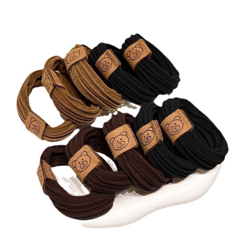 Модная милая повязка на голову с медведем, высокой эластичности - Прочная, стильная повязка для волос для женщин