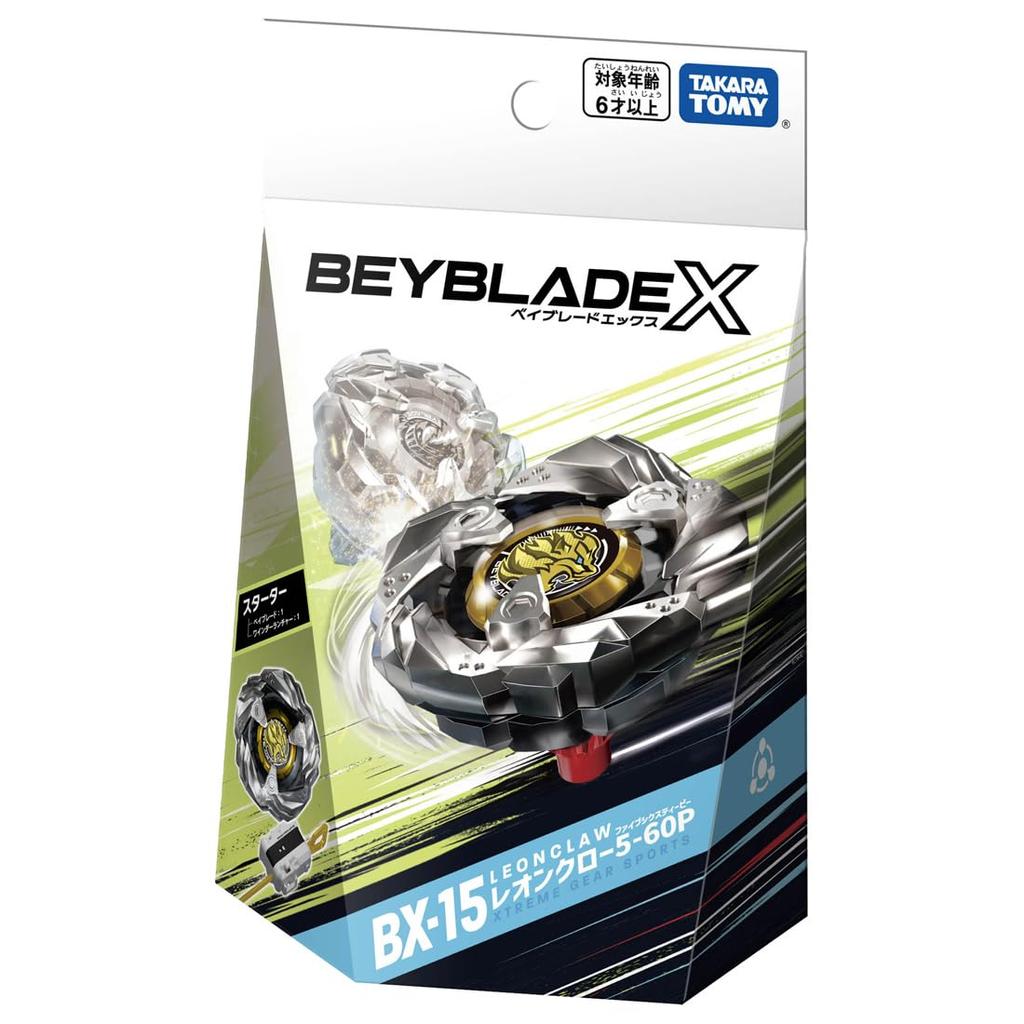 TAKARA TOMY BEYBLADE X Beyblade X Starter Leon Claw BX-15 5-60P