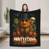 Soft Warm Flannel Throw Blanket for Kids Adults Boy Girl Travel Blanket Bombombini Gusini Italian Brainrot Memes Design Bedsprea