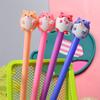 10pcs 0.5mm Cute Hamster Gel Pen Cartoon Gel Pen Creative Learning Stationery Water-based Pen Prize Gift