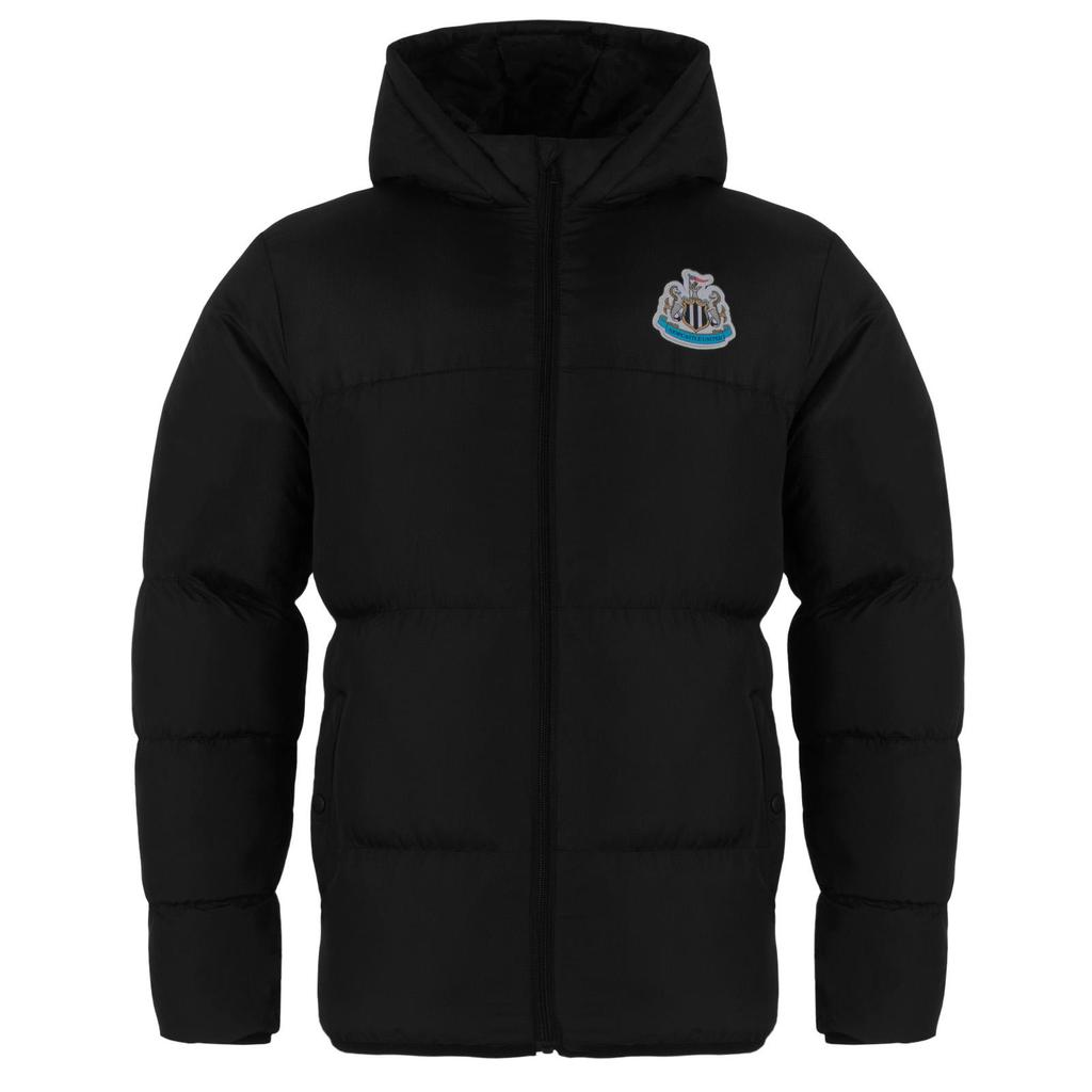 Newcastle United FC Mens Crest Quilted Jacket