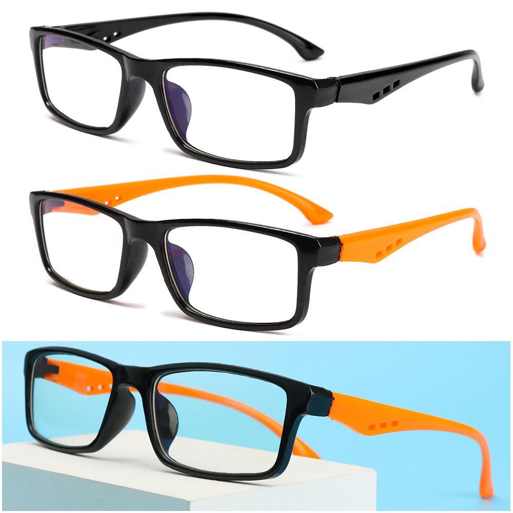 Computer Vintage Square Ultra Light Frame Eye Protection Eyeglasses Anti-Blue Light Glasses
