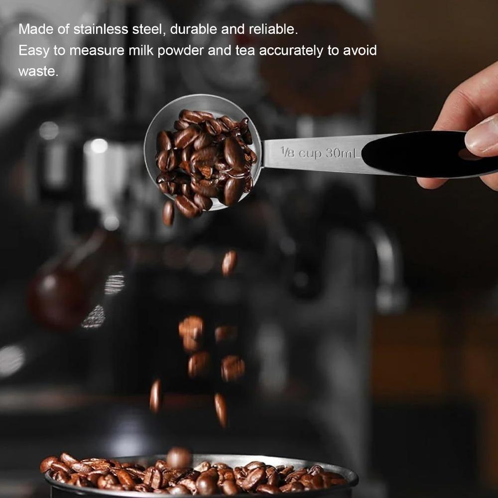 2pcs set Accurate Stainless Steel Measuring Spoon Milk Powder Measuring Spoon Kitchen