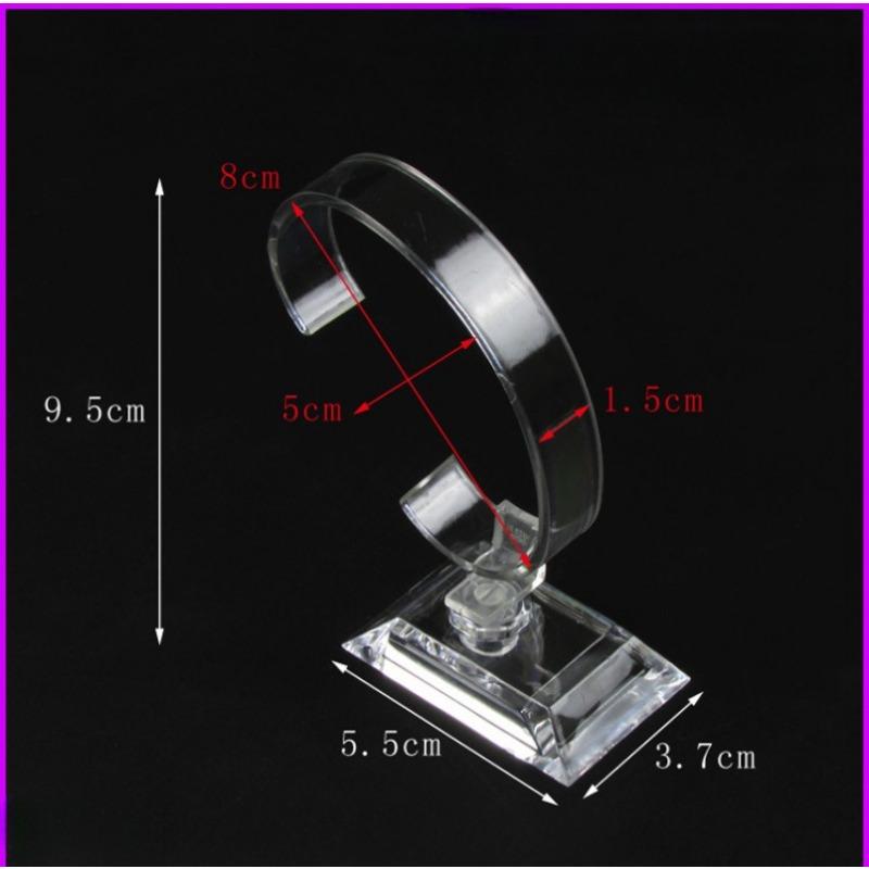 10 см пластиковый держатель для наручных часов, стойка для демонстрации, распродажа, подставка для инструментов, прозрачная упаковка для ювелирных изделий, общая высота, подставка для демонстрации часов