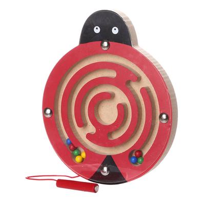 Детские магнитные игрушки-лабиринты. Детская деревянная игровая игрушка. Деревянная интеллектуальная доска-головоломка C.