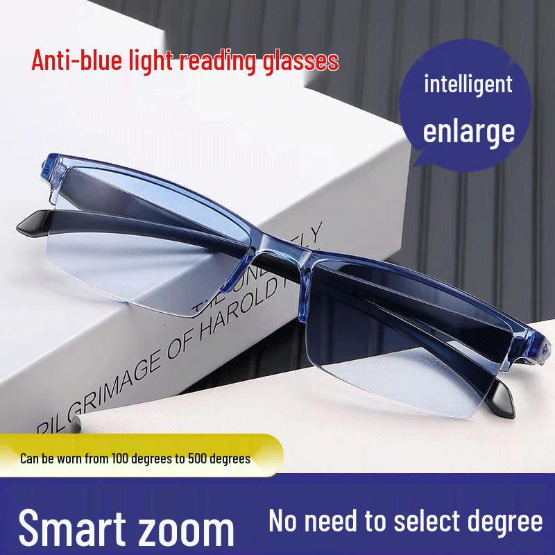 Auto-Adjust Anti-Blue Light Reading Glasses, 0-400 Degrees