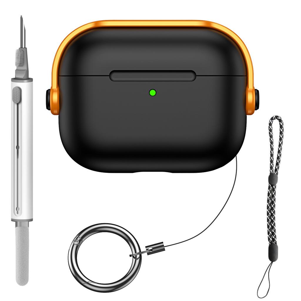 Для Airpods Pro 3 Чехол с защитным замком для Apple Airpods Pro 3 (2025) с набором для чистки защита от падений чехол-накладка для Air pods Pro3