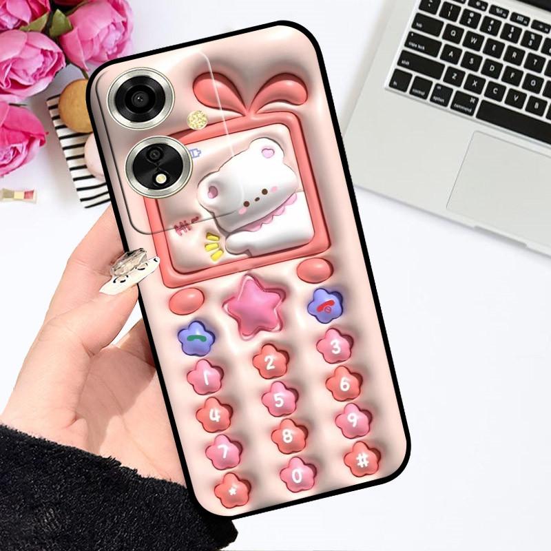 Чехол для OPPO A79 5G Чехол для OPPO A79 Чехол Funda Coque Цветочный Рисунок Мультяшный Силиконовый Мягкий ТПУ Бампер для Телефона Для OPPO A79 5G Чехлы