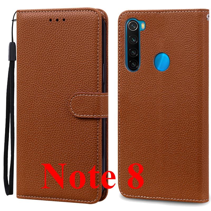For Xiaomi Redmi Note 8 Pro Case Silicon Leather Wallet Phone Case for Redmi Note 8 Case Redmi Note 8 Pro Flip Case Coque Fundas