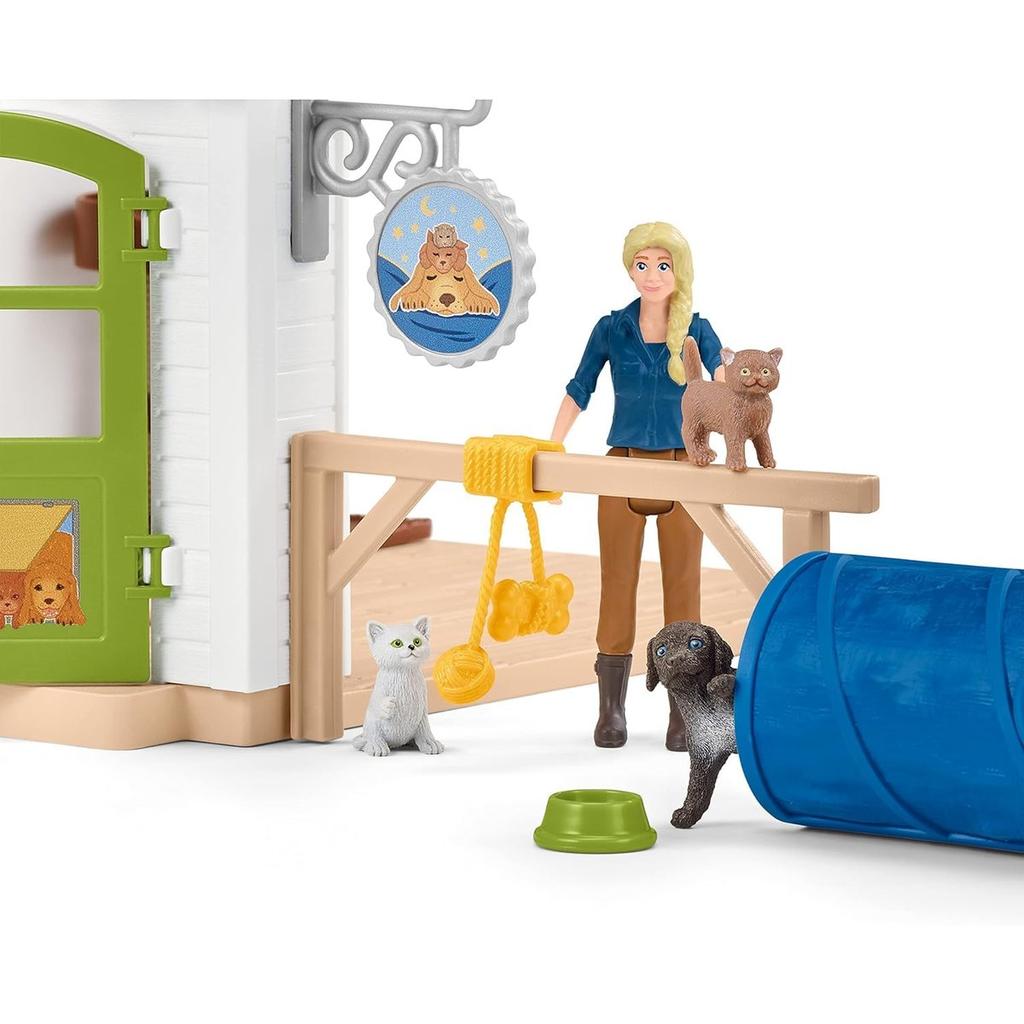 SCHLEICH Ферма Мир Мини-отель для питомцев - Игрушка-животное для детей от 3 лет