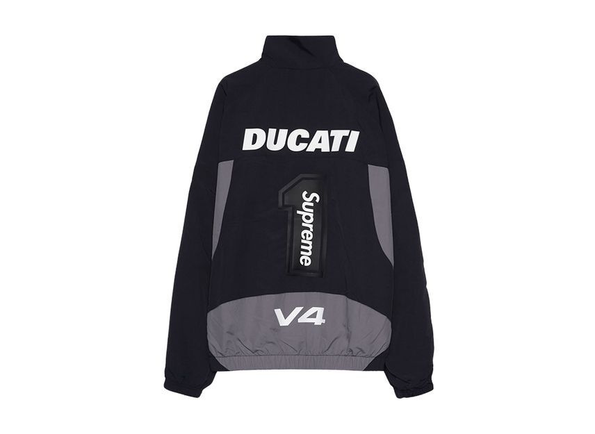 Supreme Черная трековая куртка Ducati