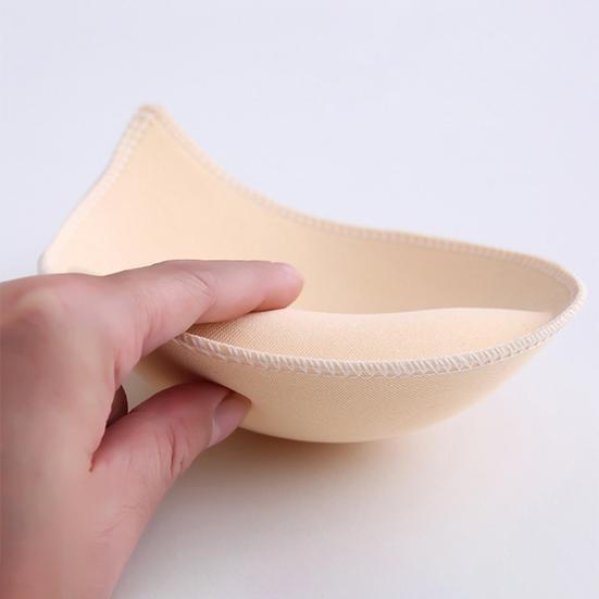 Women's Bra Pad Inserts Removable Tear Drop Shape Bra Cup Inserts Push Up Breast Enhancer for Swimsuits Yoga Sports Bras