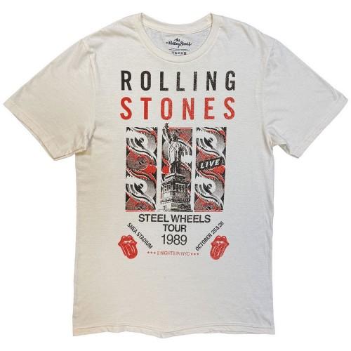 The Rolling Stones Unisex Adult Steel Wheels Tour 1989 T-Shirt