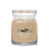Yankee Candle Signature Amber & Sandalwood Medium Candle 11.4 Brown