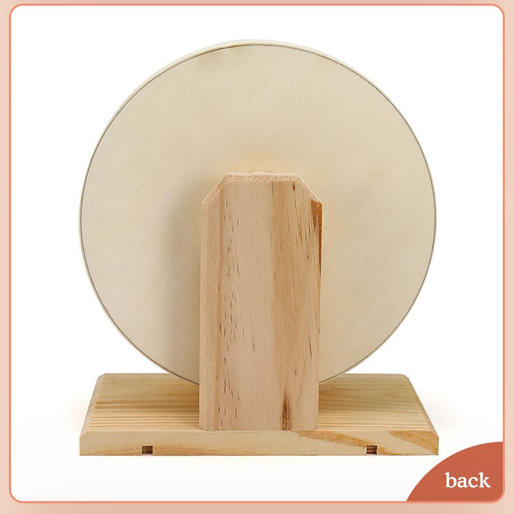 Колесо для бега из натурального дерева, игрушка для хомяка, роликовое колесо для хомяка, колесо для упражнений для маленьких домашних животных, спортивное колесо Golden Bear, товары для ландшафтного дизайна и животных