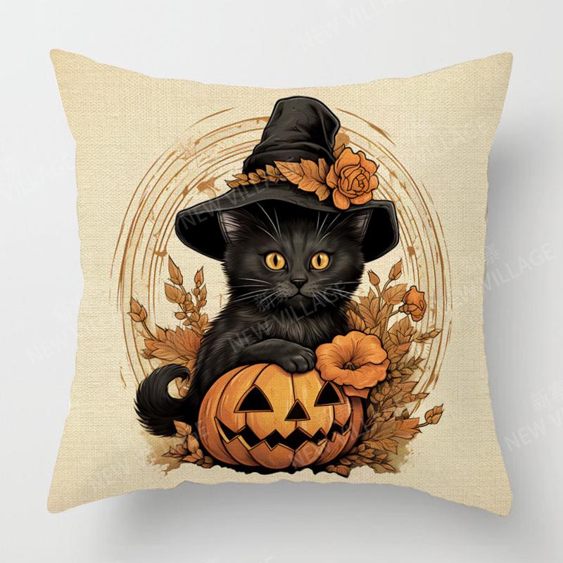 Декоративная подушка Домашний декор для гостиной Наволочка 40*40 40x40см 60x60см 45x45см 50x50см Хэллоуин Осень