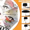 Custom Name Personalized Crayon Shin Print Umbrella, Auto Open Close, 8‑Rib Sturdy Frame, Commute Camping Hiking Use, Birthday Gift