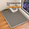 Double-Layer EVA Cat Litter Mat Anti-Splash, Litter Trapping Mat for Cats